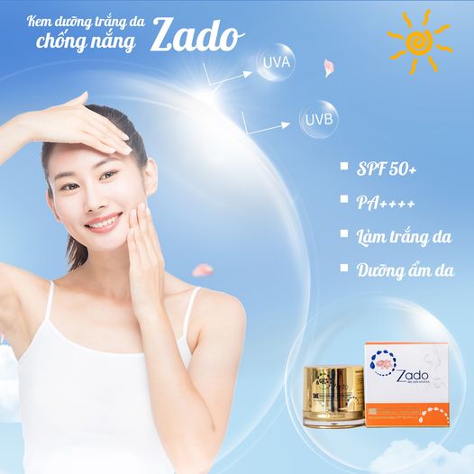 KEM DƯỠNG DA – CHỐNG NẮNG ZADO-12gr