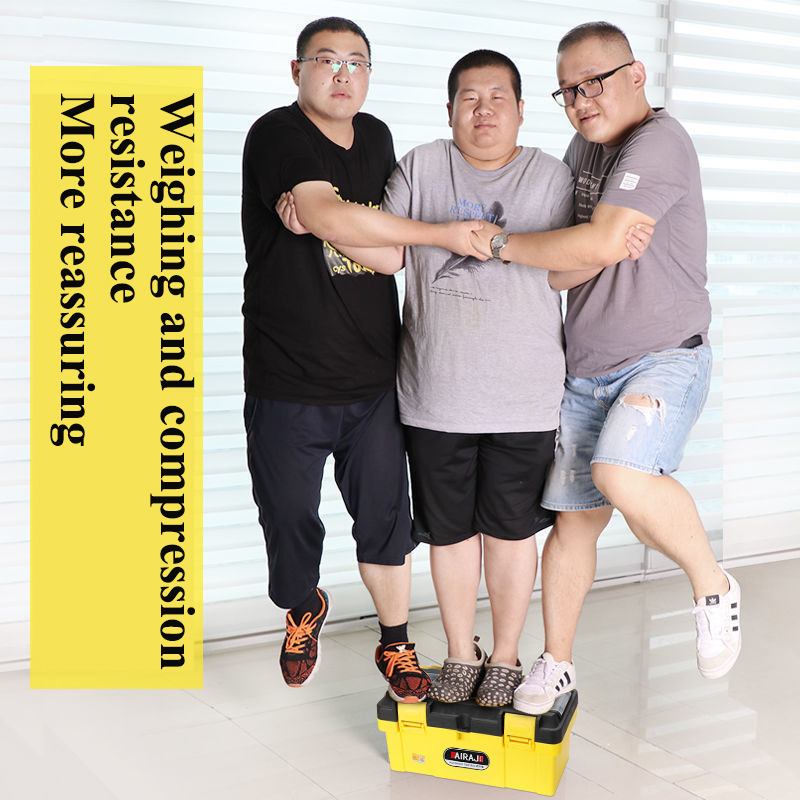 ZUOGUAN Hộp công cụ, vỏ nhựa cầm tay đa chức năng, sửa chữa cho thợ điện, hộp lưu trữ lớn, hộp lưu trữ công cụ phần cứng