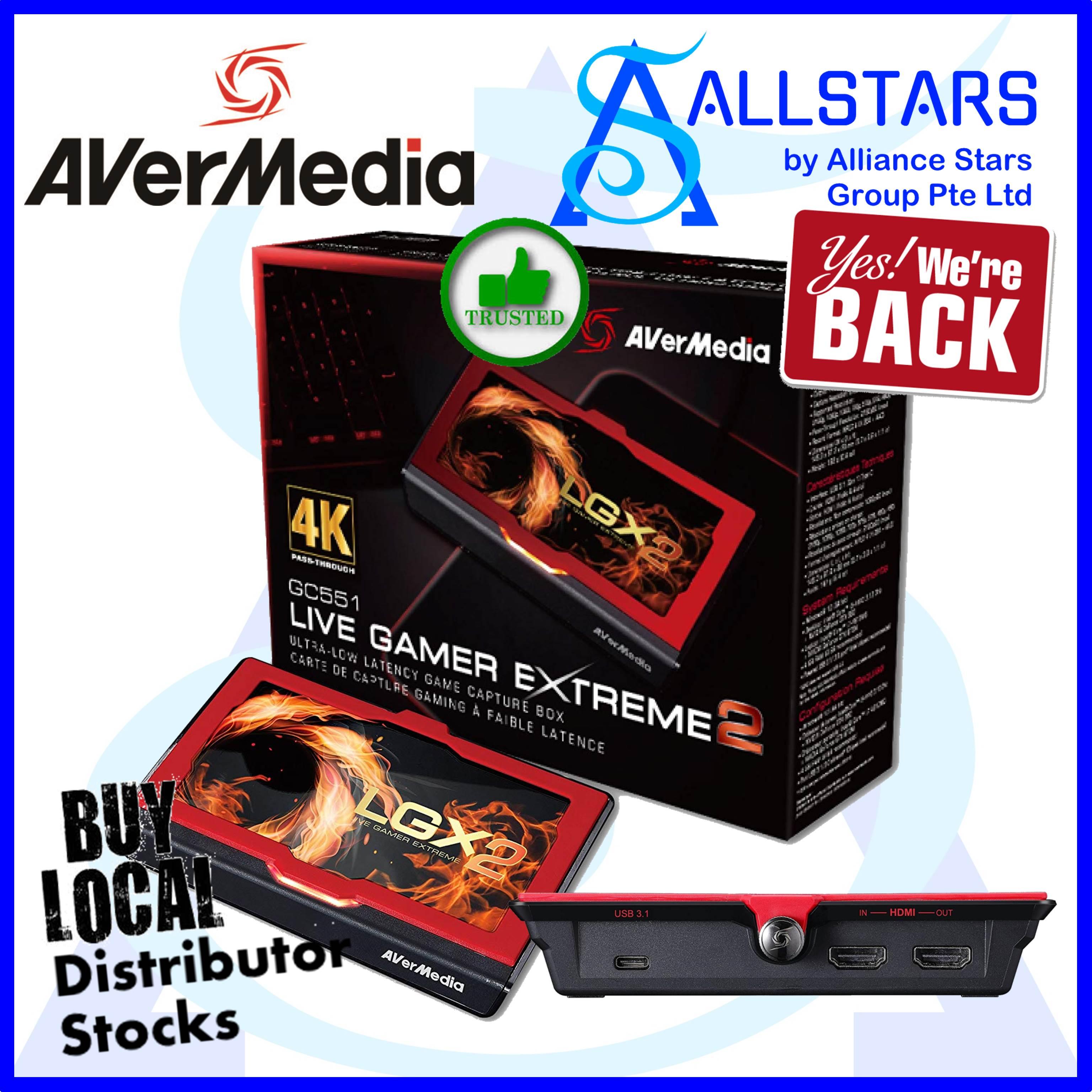 Game Broadcasting Avermedia Live Gamer Extreme Lgx AVerMedia Live
