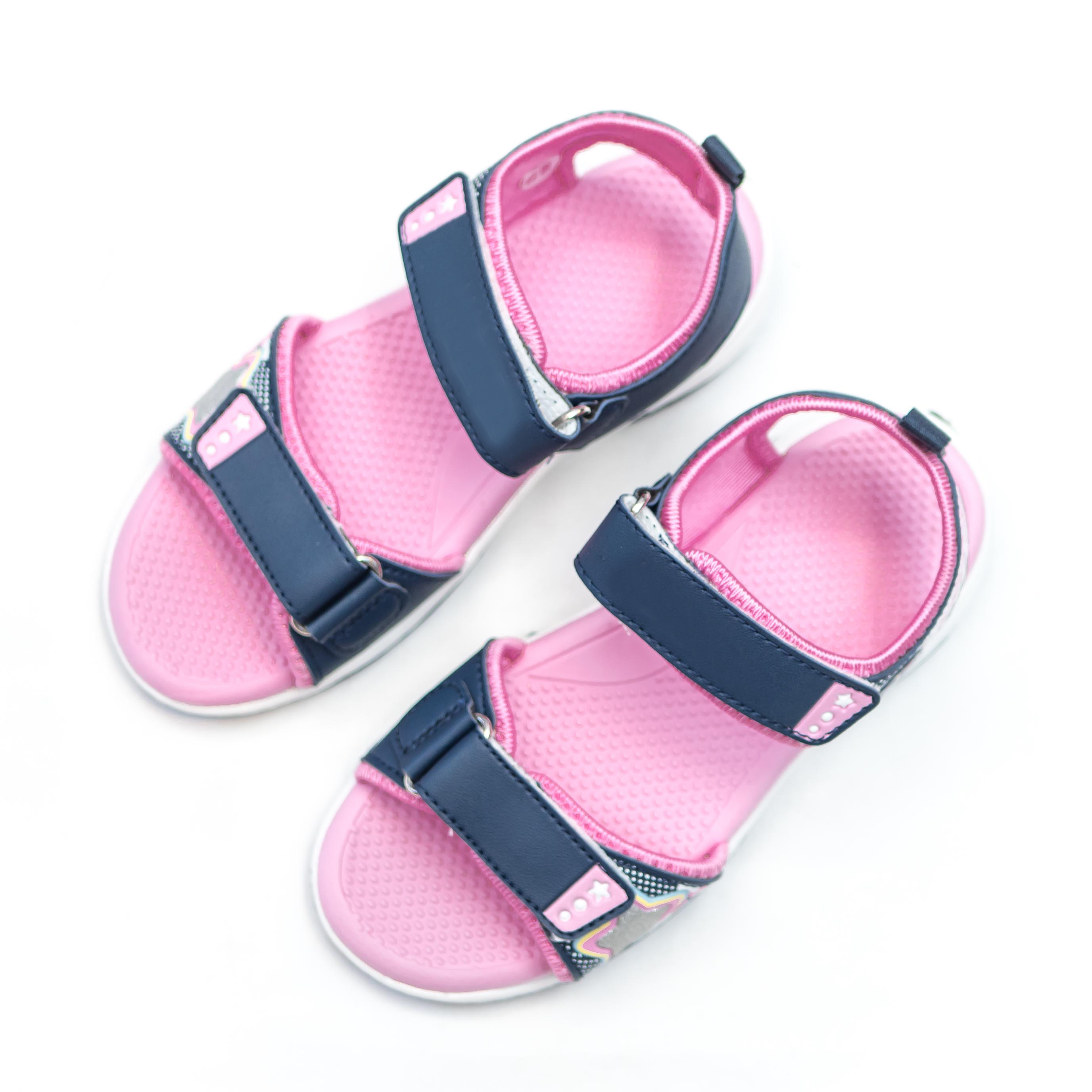 Giày sandal quai hậu học sinh bé gái biti xé dán dtg003400 - biti 21756