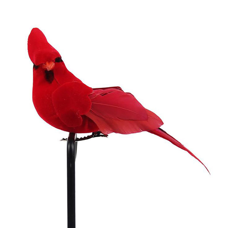Creative Foam Feather Artificial Parrots Imitation Bird Model Garden Decoration