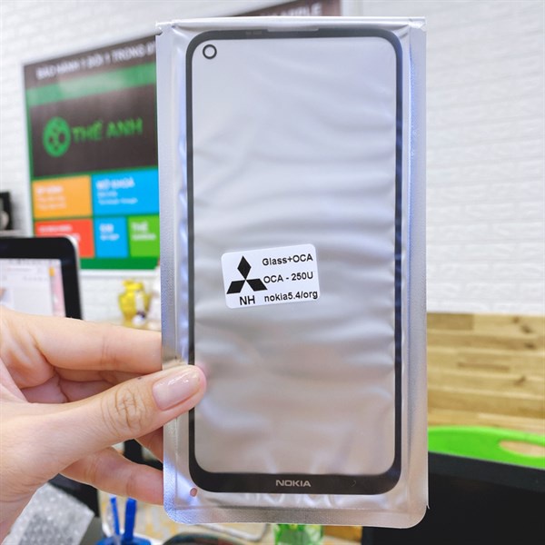 { CÓ KEO } Kính ép OCA Nokia 5.4