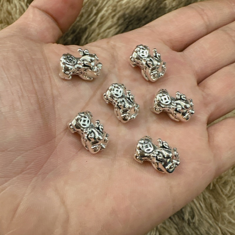 Charm Tỳ Hưu 3D mẫu mới mix vòng tay cao cấp