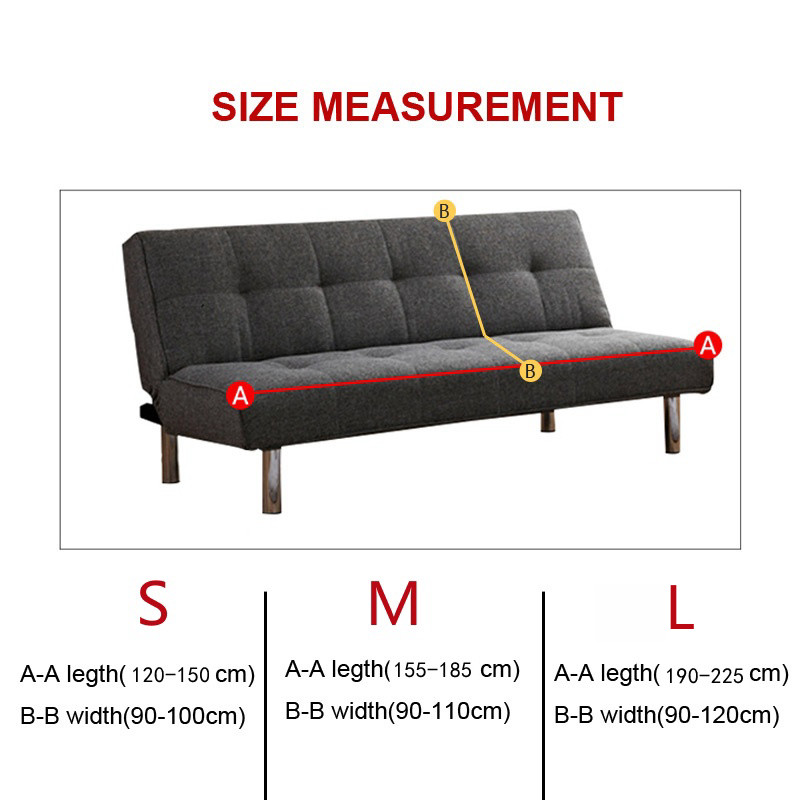 Sofa Bed Cover Armless Universal Sofa Bed Cover Foldable Sofa Cover Sofa Protector