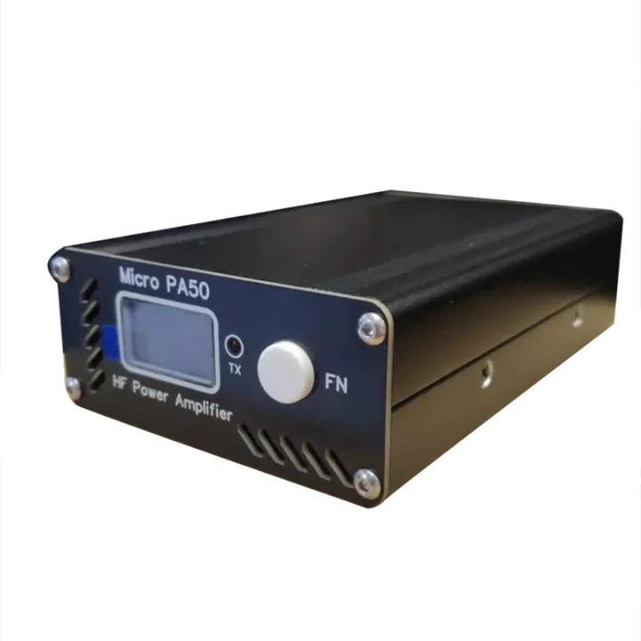 Micro Type Pa50 50w 35mhz 285mhz Intelligent Shortwave Hf Power Amplifier With Powerswr Meter 7295