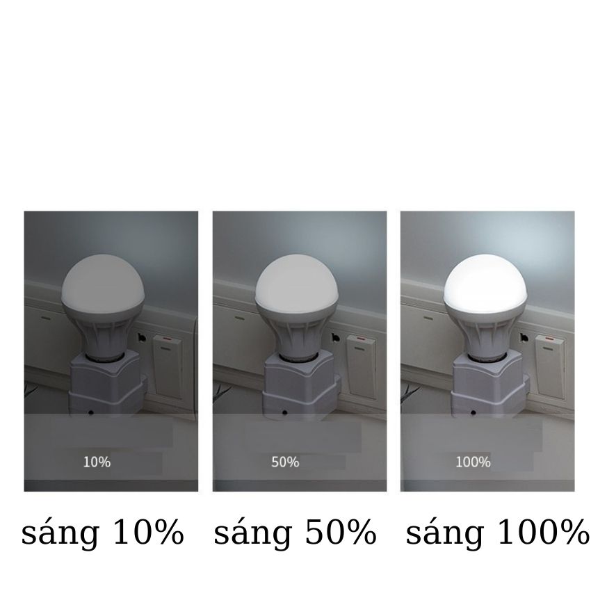 Đui đèn E27 - điều khiển từ xa bằng remote sóng RF
