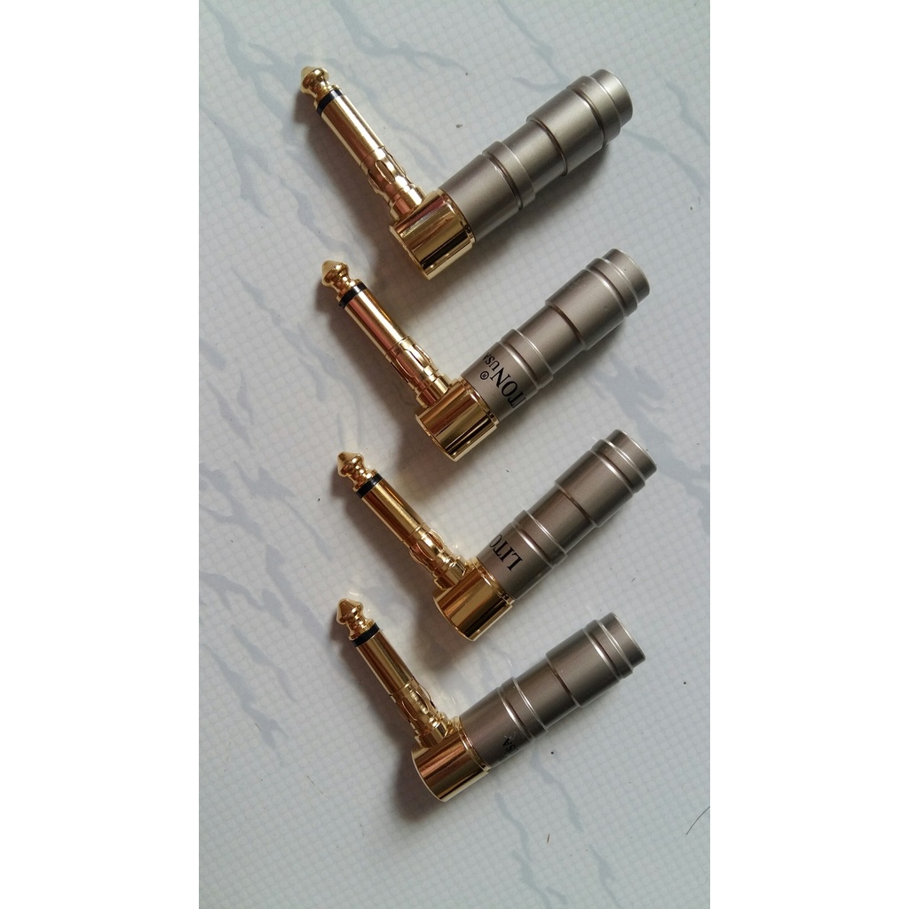 Jack 6 ly liton usa cao cấp - rắc 6 ly loại tốt dùng để hàn dây - giắc 6 ly cong/ thẳng - phố nhạc