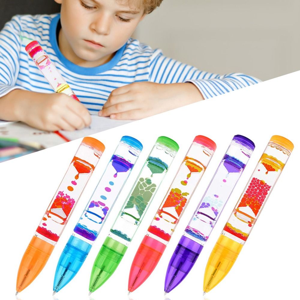 【The Quiet Page】Stress Perfect Relief Sensory Toys Colorful Liquid ...