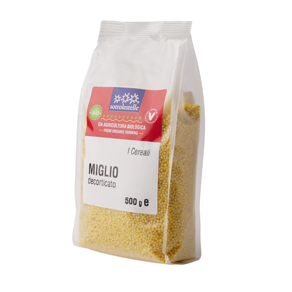 Hạt kê hữu cơ đã bóc vỏ Sottolestelle 500g