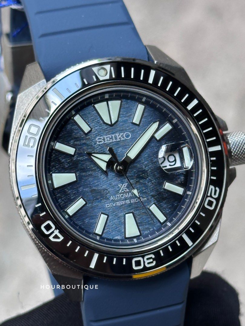 Brand New Seiko Prospex Dark Manta Ray King Samurai Automatic Mens