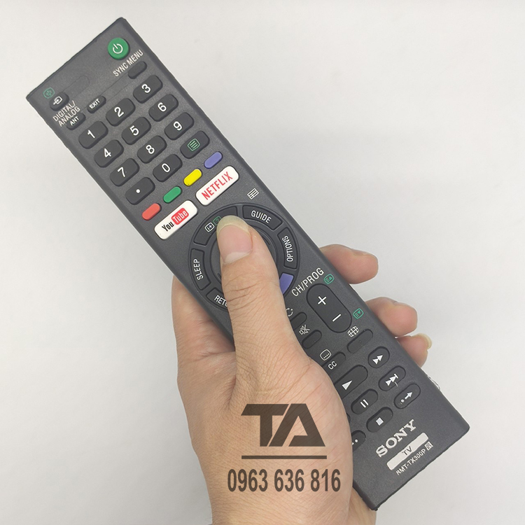 Điều khiển tivi sony tx300p - MỚI