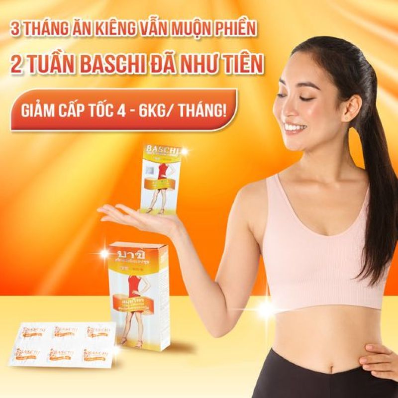 GIẢM CÂN BACHI CAM-HỘP 30viên[giảm cân cấp tốc]