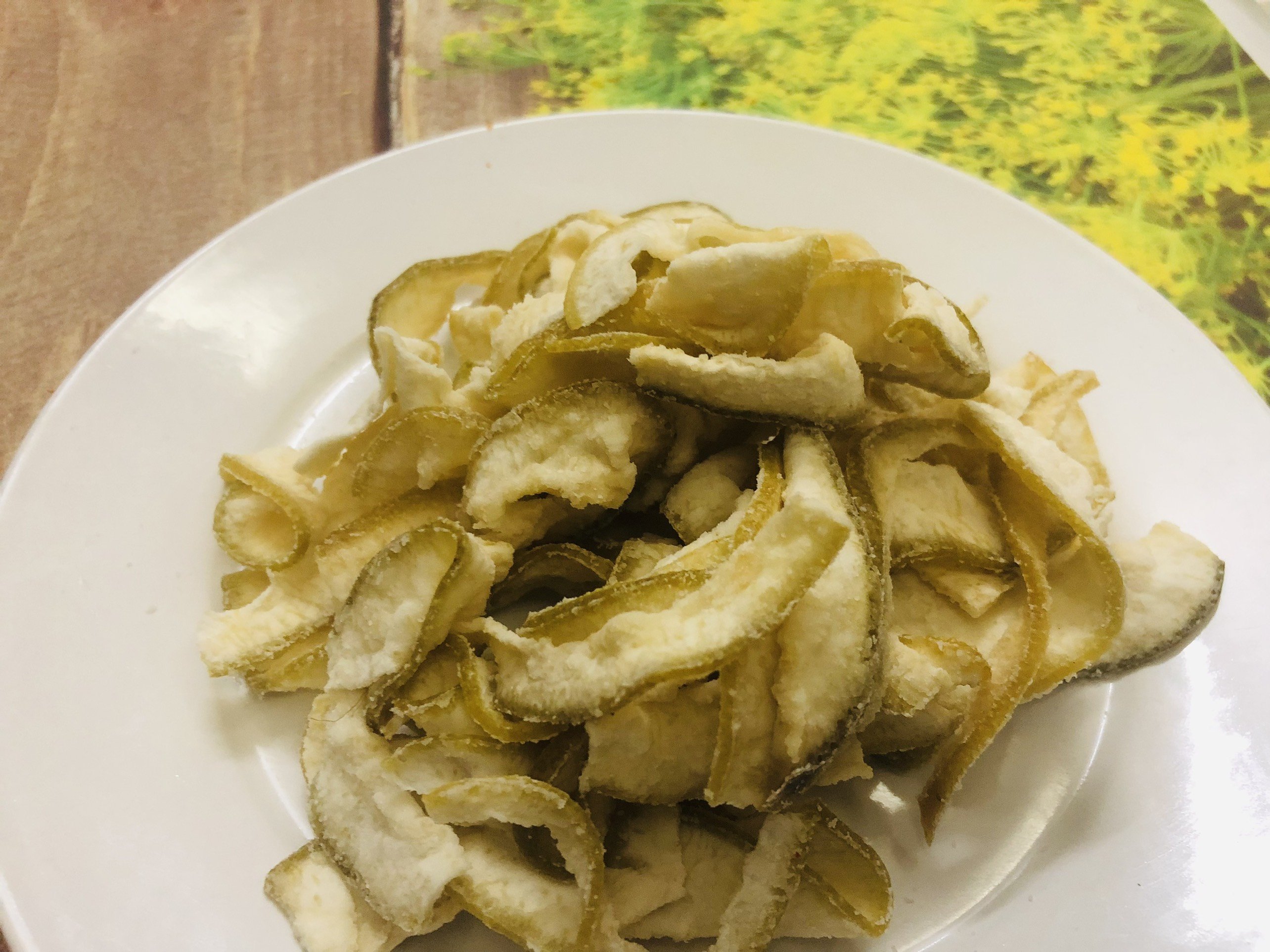 mức vỏ bưởi sấy khô 500g