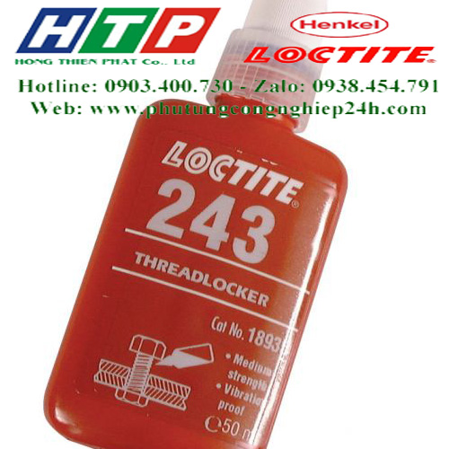 Thông tin kỹ thuật keo loctite 243 - 50ml