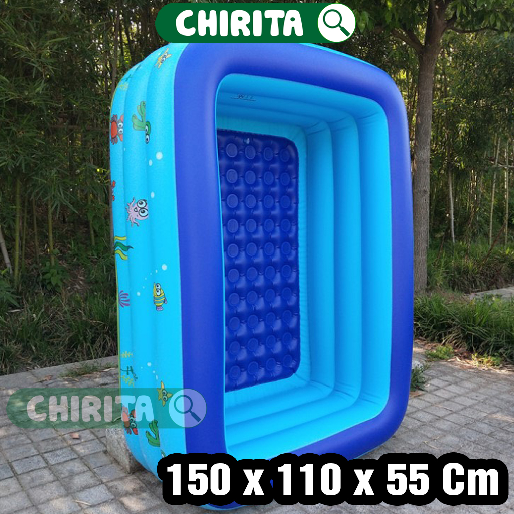 Child Swimming Pool 3 Floor 3m/2M6/2M1/1M8/1m5/1M3 thickening type-pool, swimming pool baby swimming pool float, Swimming pool for baby, Ho Boi for beige, beige Boi for beige, float swimming ring for baby, float Baby Bath, swimming float for baby 1 year