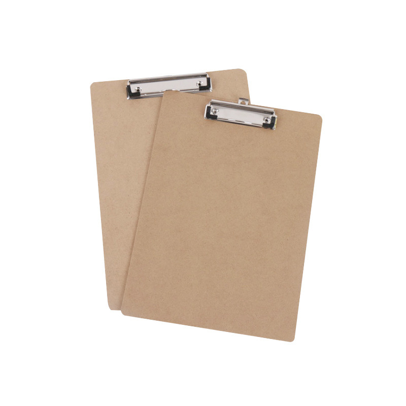 🇲🇾 Ready Stock MDF Clipboard A4 Size Wooden Wire Clip board Medium