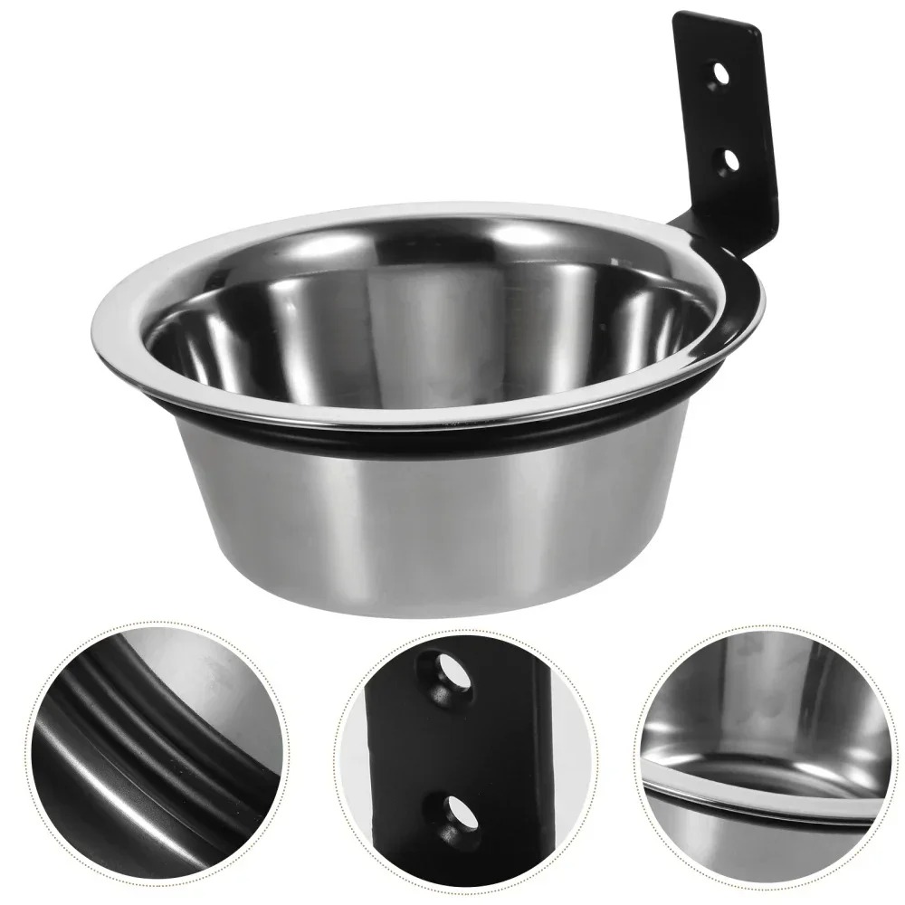 Cat%20Basin%20Foldable%20Hanging%20Pet%20Bowl%206/8inch%20Anti%20Slip%20Stationary%20Dog%20Cage%20Bowl%20Multifunction%20Wall%20Mounted%20Pet%20Food%20Dispenser%20Home%20-%20Image%204