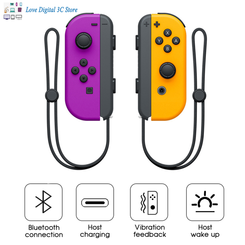 Joycon Switch Joystick Controller Left And Right Game Handle Bluetooth-compatible Wireless Gamepad With Remote With Hand Rope