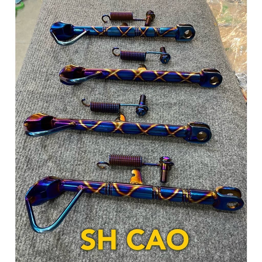 Chân chống nghiêng inox xi titan xe sh cao