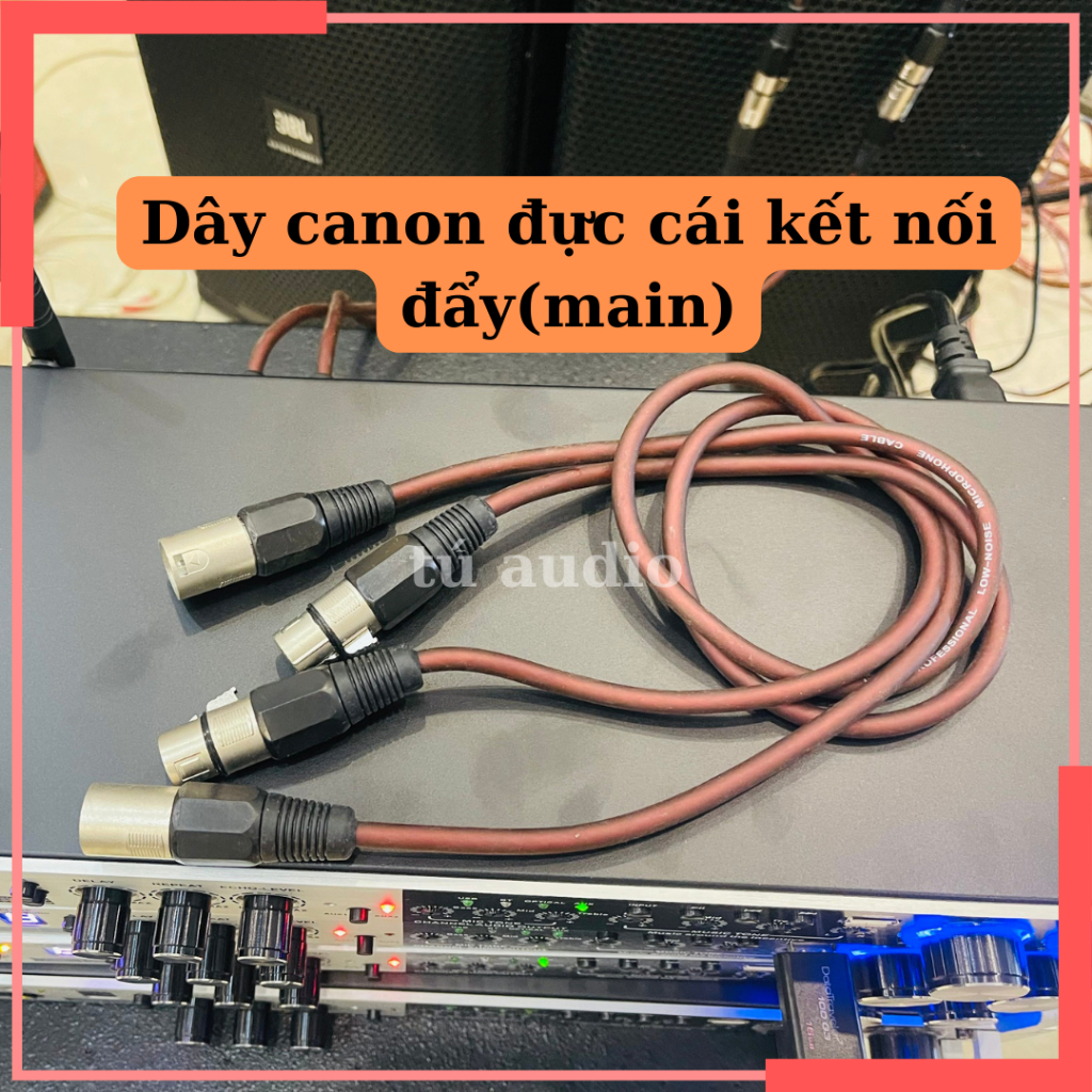Dây canon và dây canon ra hoa sen (1 sợi)