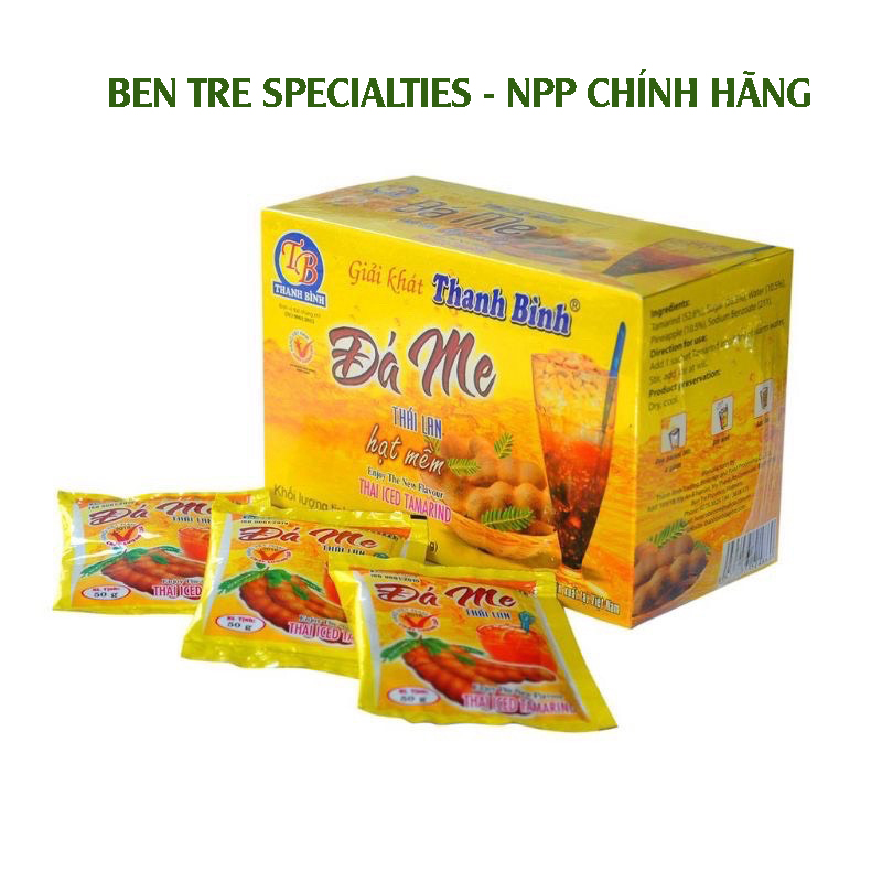 Đá me hạt mềm Thanh Bình- đồ ăn vặt - Hộp giấy 900g