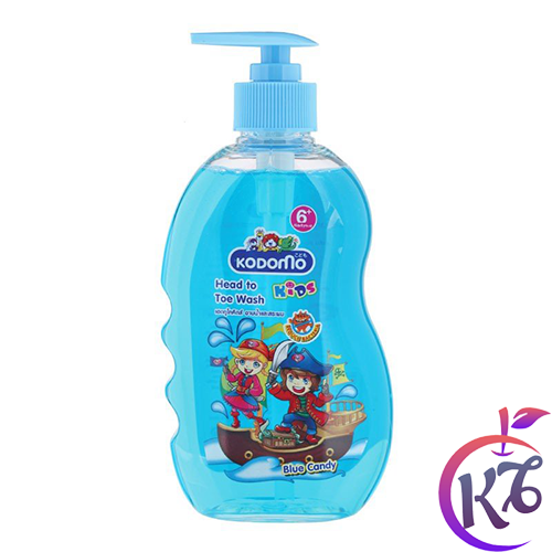 Sữa tắm gội Kodomo Blue Candy chai 400ml dành cho trẻ em - sua tam goi cho be