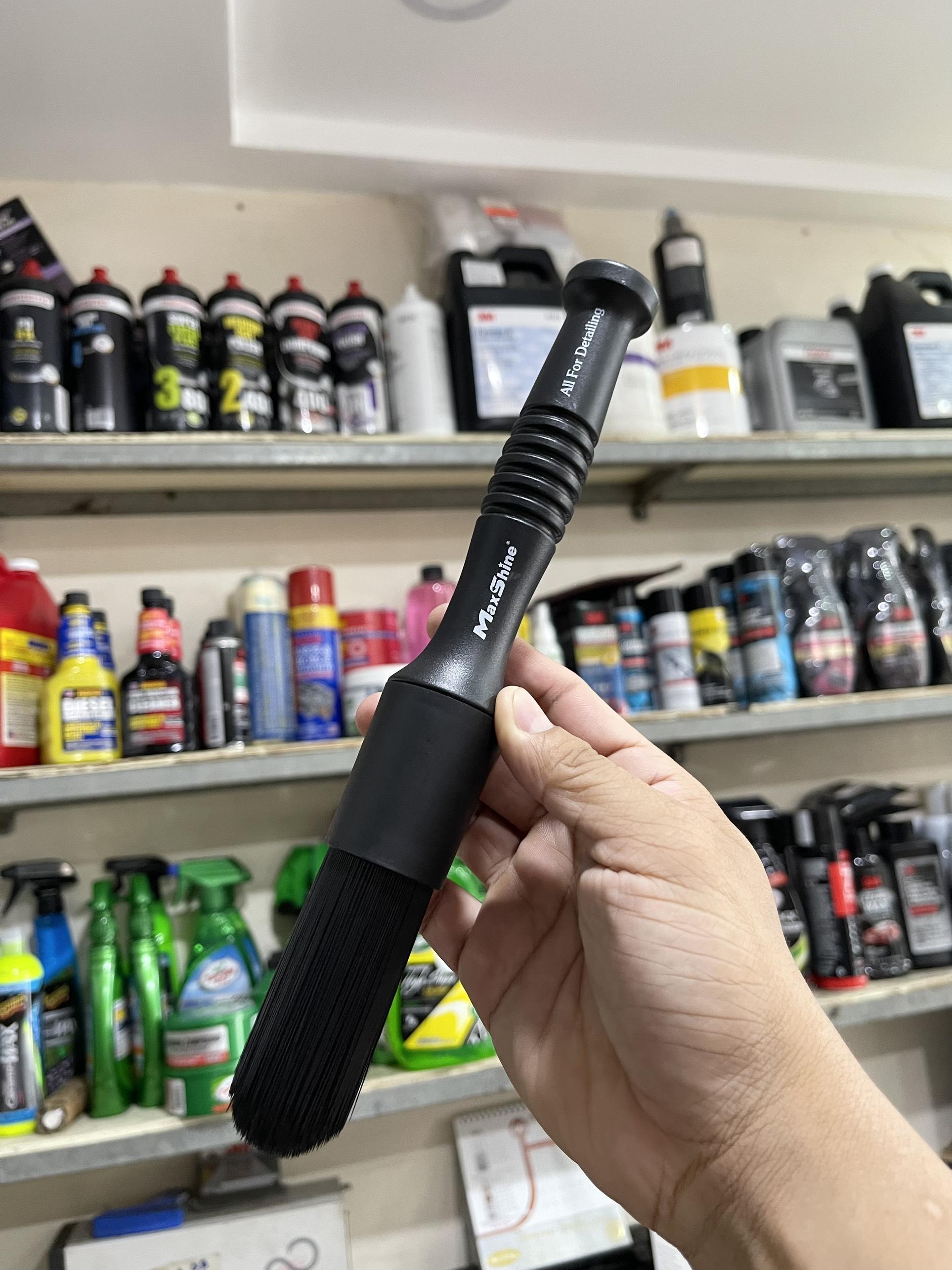 Bàn chải/cọ vệ sinh chi tiết lông cứng lớn maxshine premium exterior detailing brush 704609