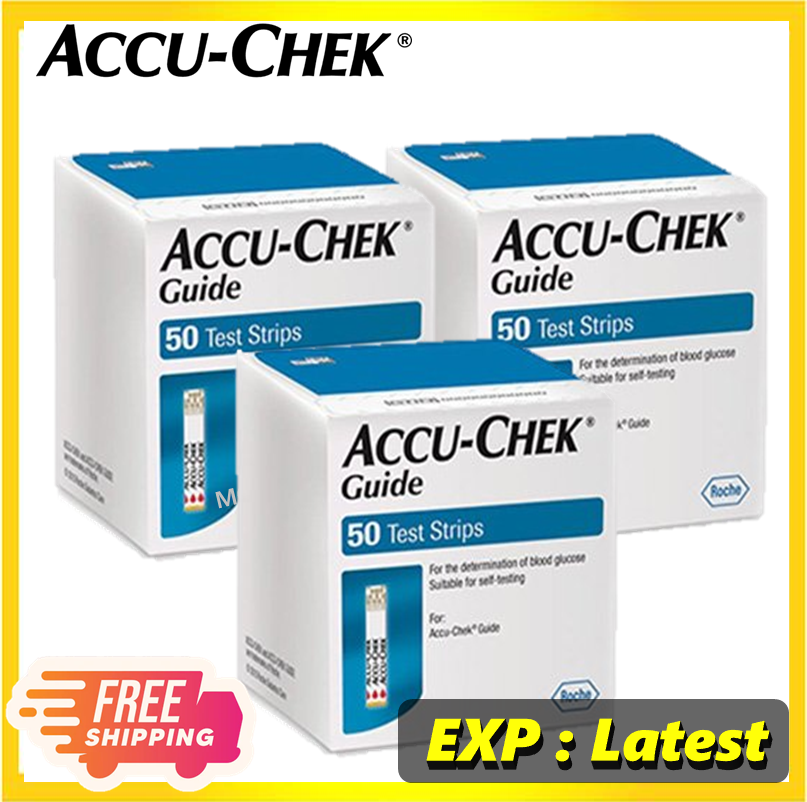 Accuchek Guide test strips 150's (EXP Latest) Lazada Singapore