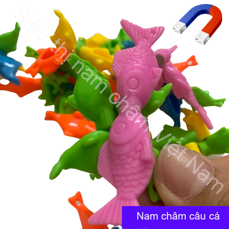 Combo 10 con nam châm câu cá siêu tiện dụng, hút mạnh