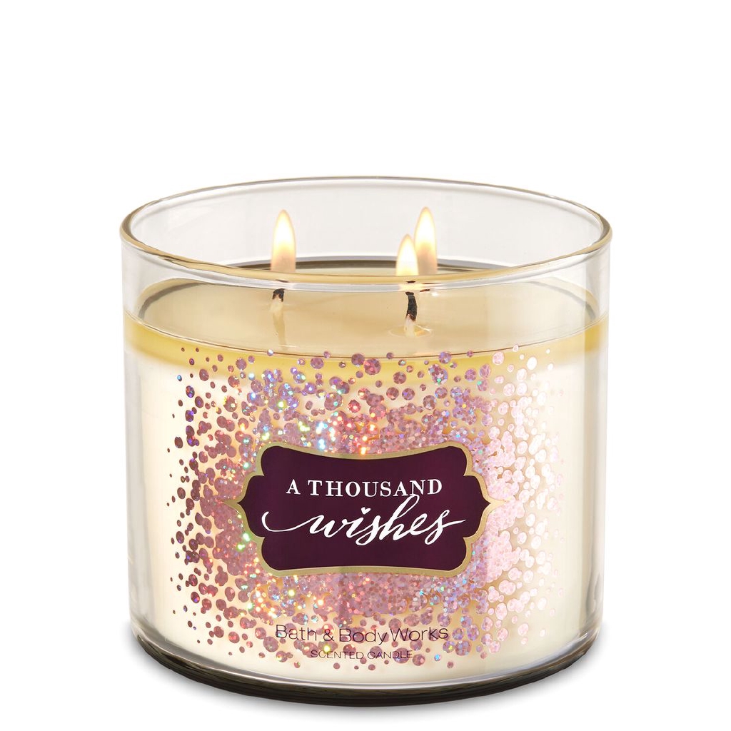 Nến thơm bath and body works scented 3 wicked candle 411g