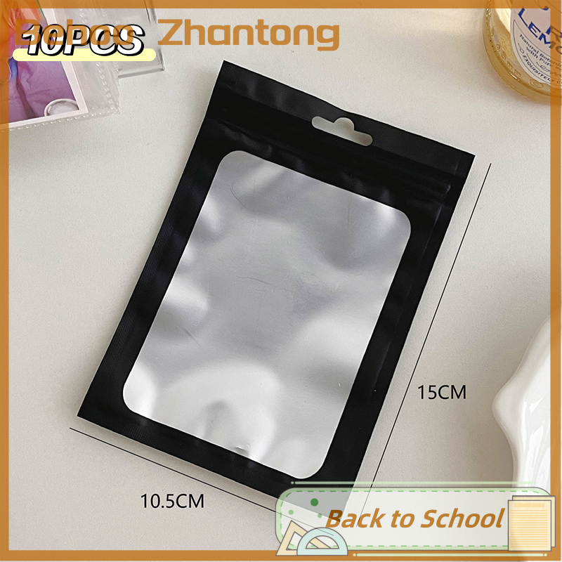 Behoo 10PCS Card Photocard Storage Bag Color Matte Transparent Bag Gift Packaging Bag Sticker Card Sleeve Packaging Bag