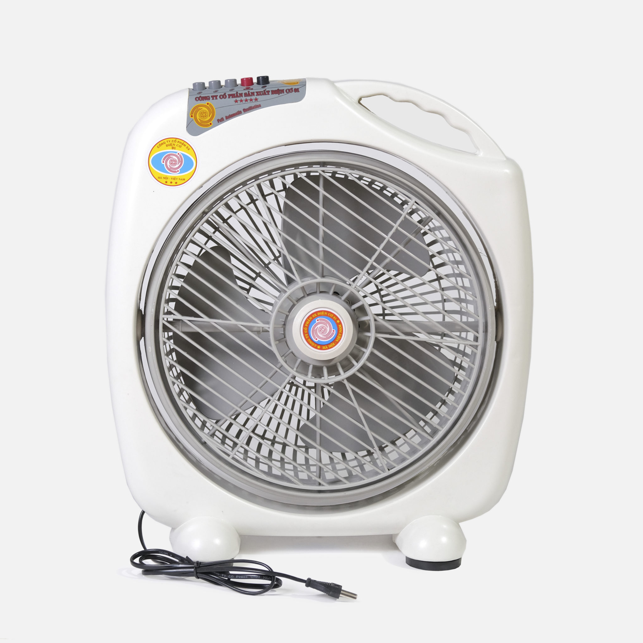 Quạt Hộp Điện Cơ 91 sải cánh 300,400mm Quạt Mát Chạy Êm, Chuyển Hướng điện, đổ tự ngắt, Hàng Chính Hãng, Bảo Hành 12 Tháng