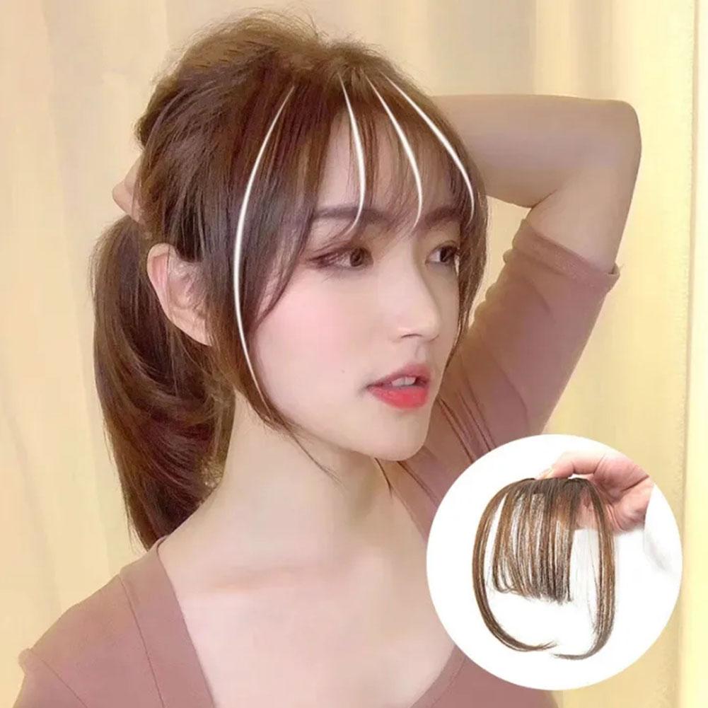 Korean%203D%20Air%20Bangs%20Clip%20Wig%20Fake%20Bangs%20Invisible%20Traceless%20Piece%20Hair%20Natural%20Forehead%20Wig%20Bangs%20Tool%20Extension%20-%20Image%203