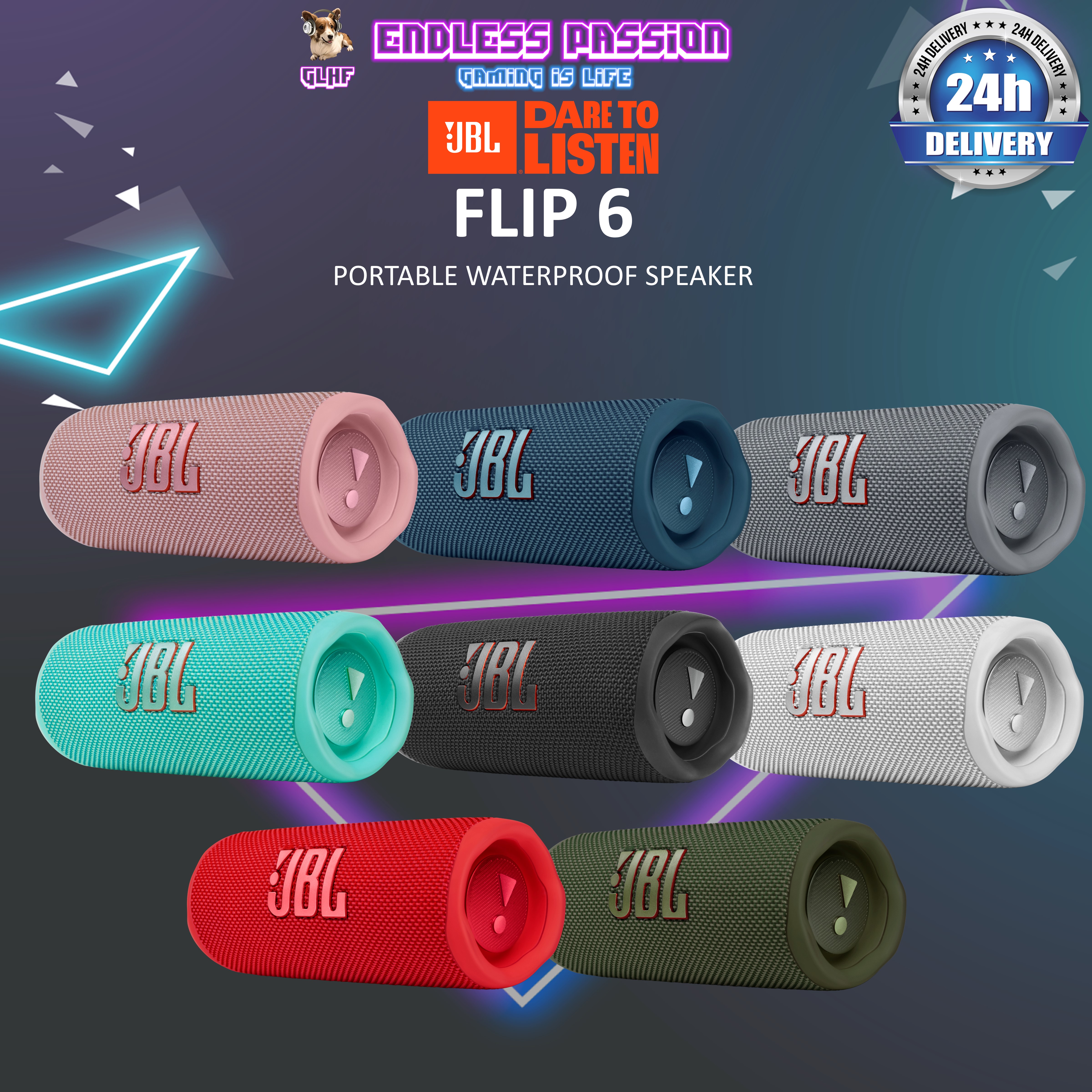 JBL Flip 6 Wireless Portable Speaker | Lazada Singapore