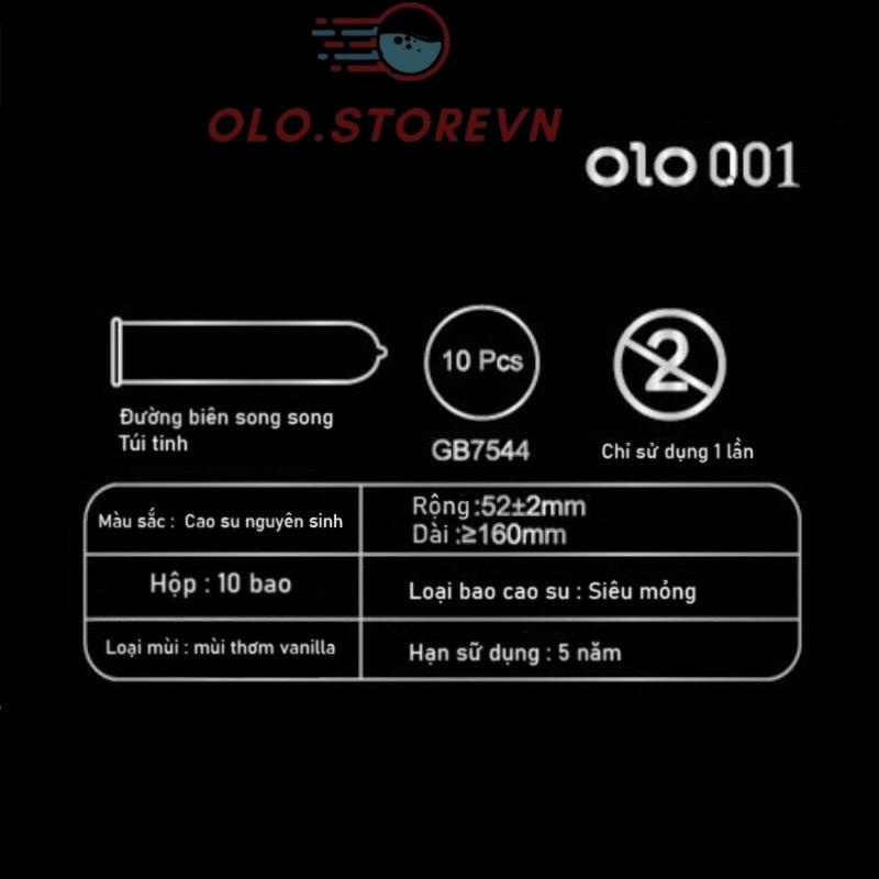 BCS Siêu Mỏng Zero HA FOR MAN siêu mỏng - Bao Cao Su olo Siêu Mỏng Zero 10 cái
