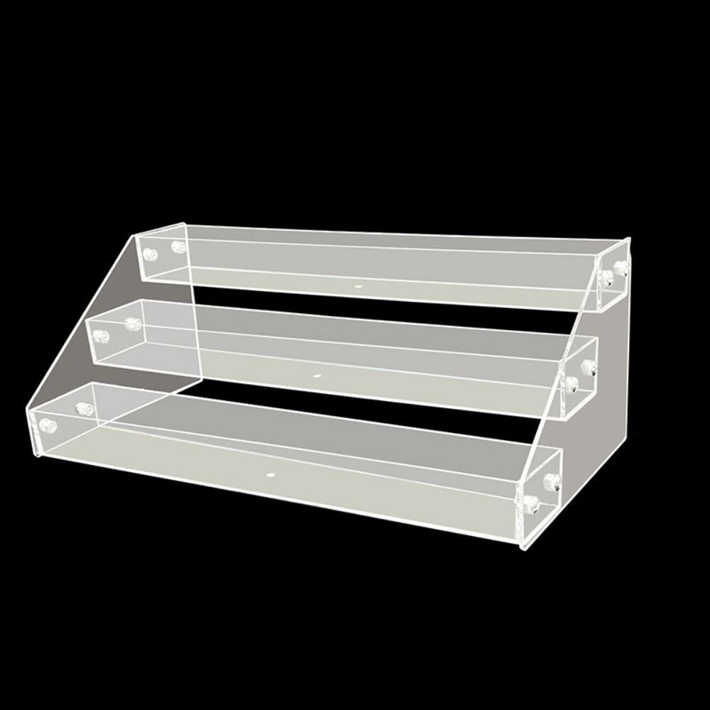 NTSITAR 3/4/5 Tier Collection Display Stand Clear Acrylic Plastic