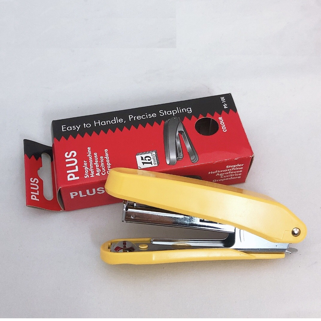 Dập ghim số 10 Plus PS-10E mẫu đóng vỏ giấy