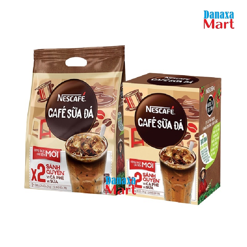 Cà phê hòa tan nescafé 3in1 cà phê sữa đá nhân đôi sự sánh quyện
