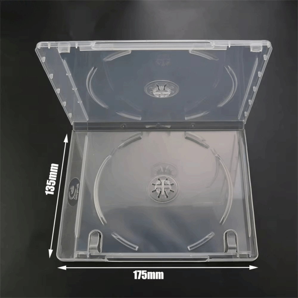 1pcs Multi-Purpose Plastic CD Game Cover Protective Design Replacement Accessory Game Disk Holder Game Card Case for PS1 PS2 PS3 PS4 PS5 Xbox WII. 