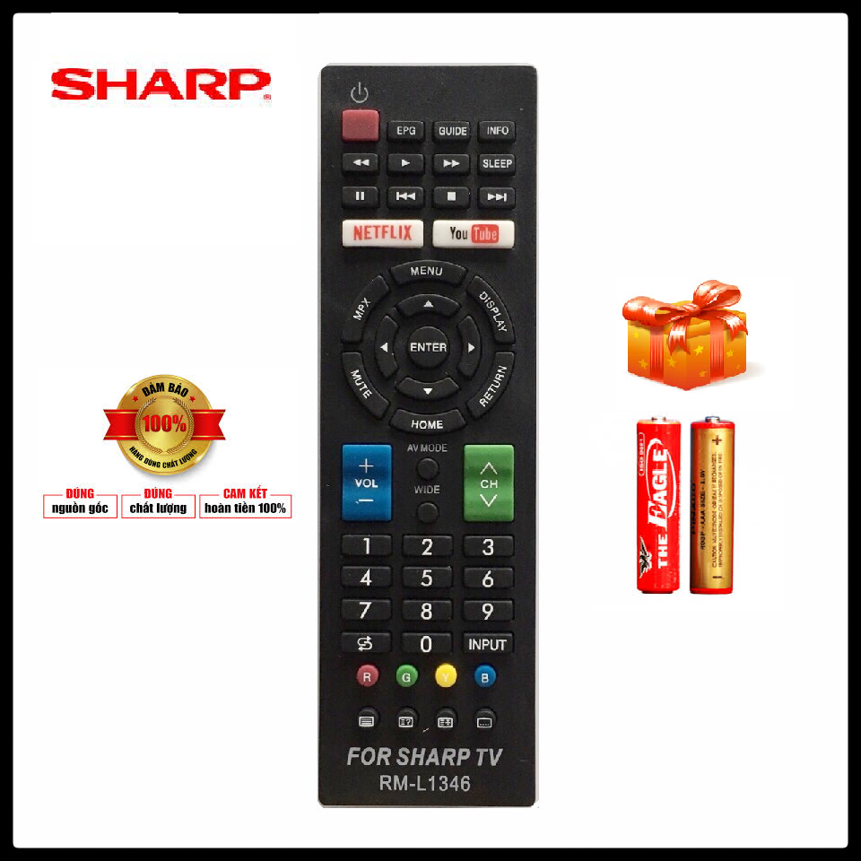 [HCM]Điều Khiển Smart Ti Vi SHARP( GB234WJSA )