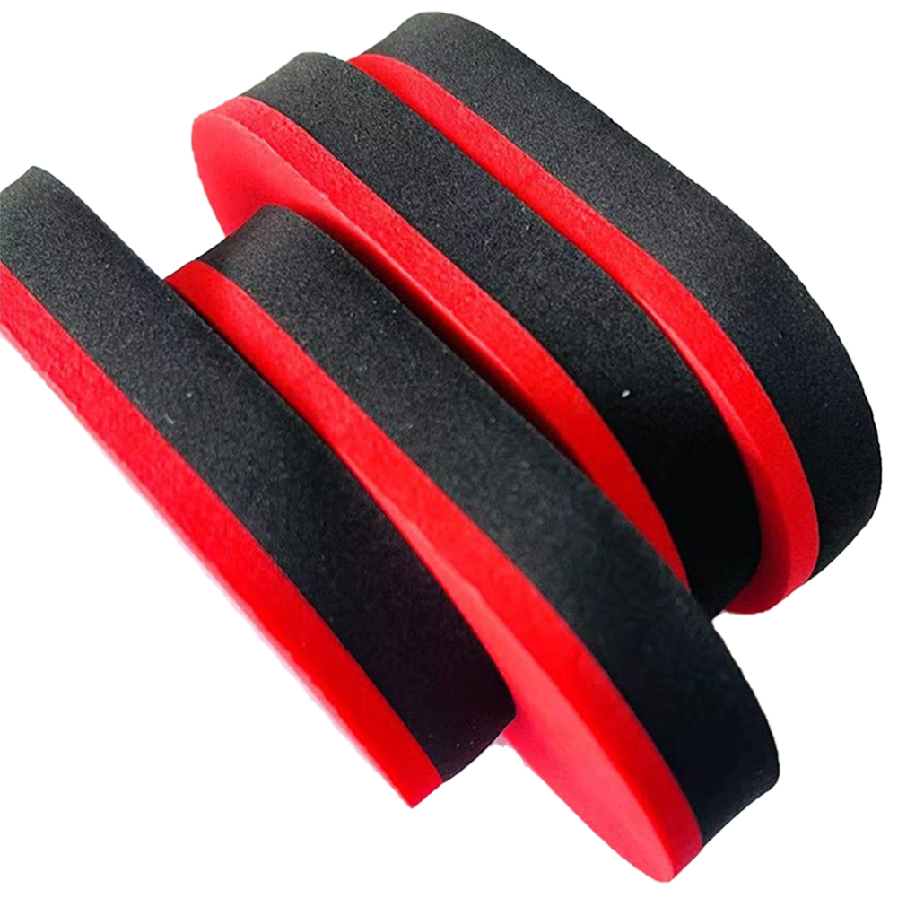 FG 1PC EVA Table Tennis Racket Rubber Cleaning Sponge Red And Black Double-Sided Sponge Table Tennis Cleaning Supplies. 