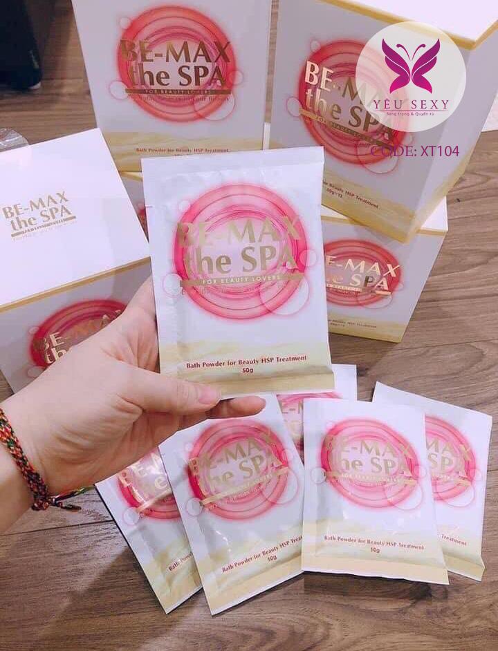 [HCM]Bột Tắm Trắng Da Be Max The Spa 50gr