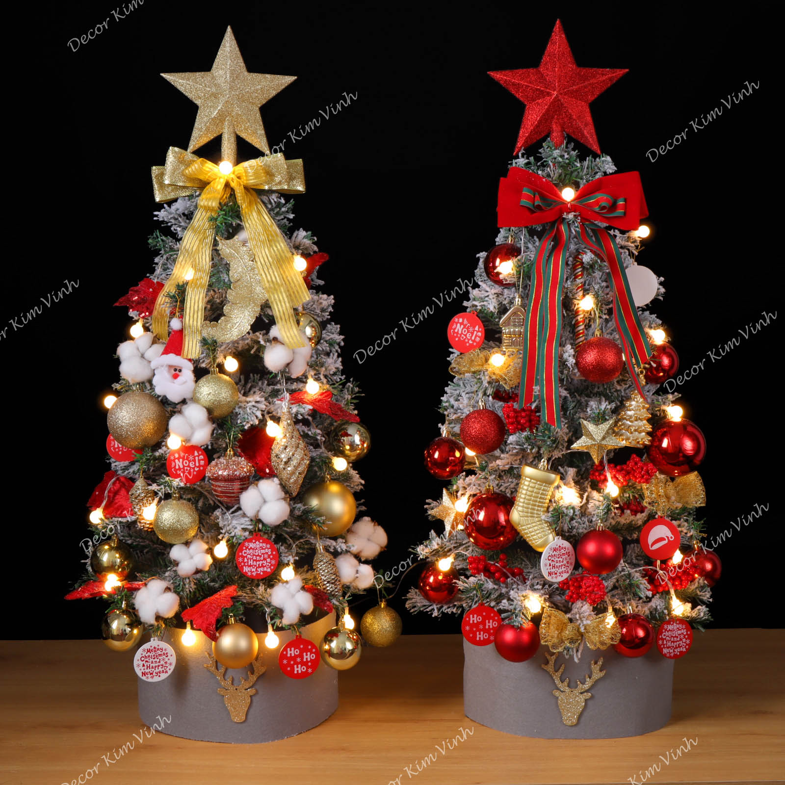 Cây thông hàn quốc thq13-thq14 90cm cây thông noel full phụ kiện