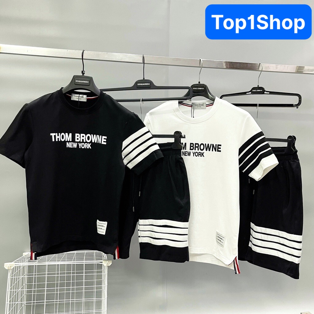 Set bộ thời trang nam phối sọc cá tính S0