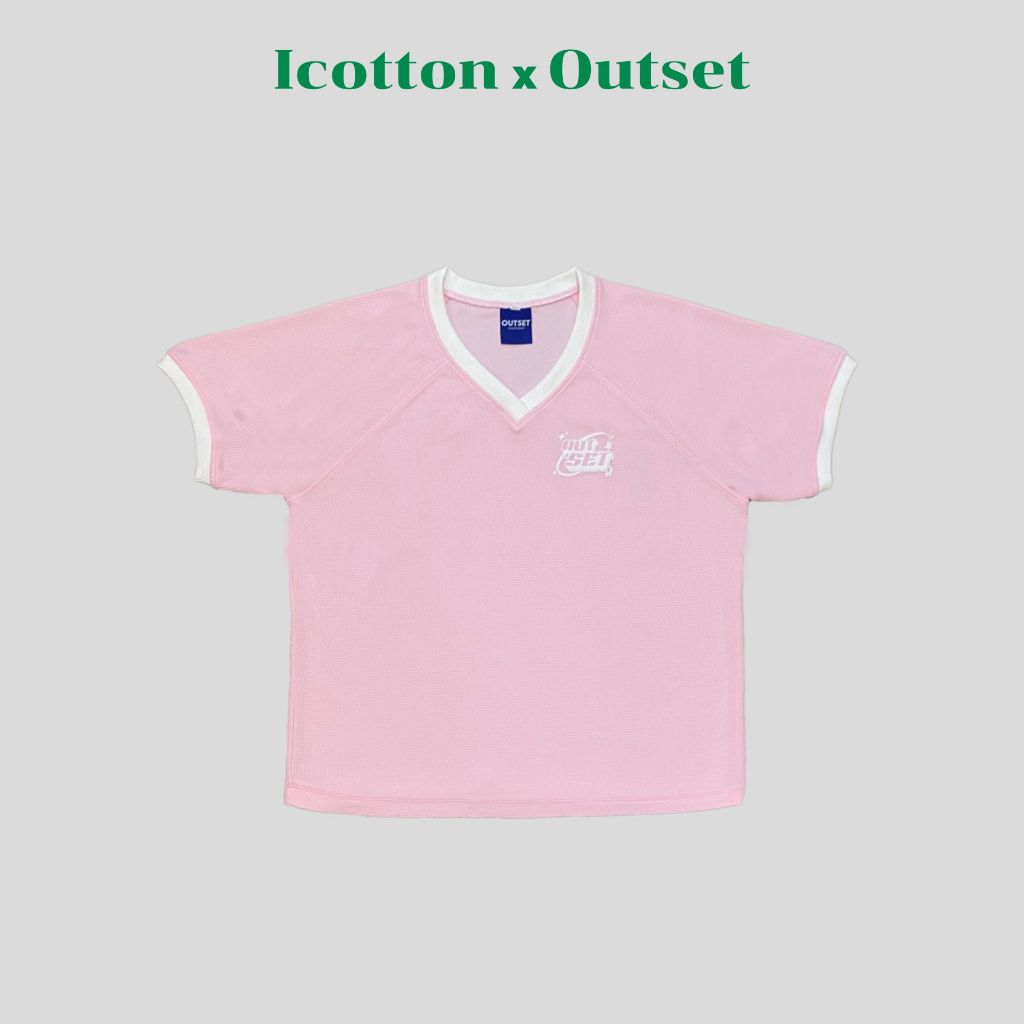Áo thun nữ dáng ôm cổ tròn babytee tay ngắn outset