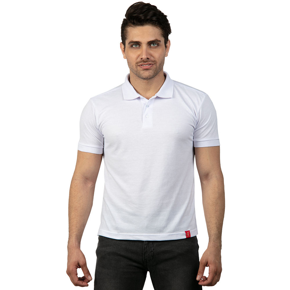 Polo for men white sale