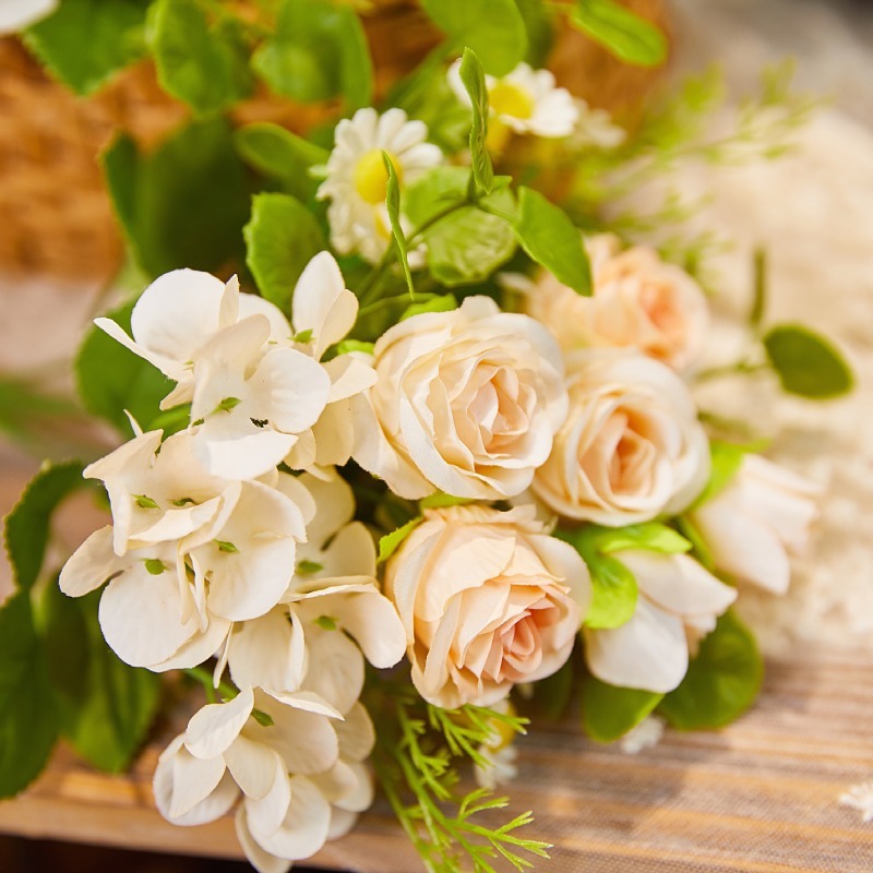 Rose Chamomile Combination Flower Soft Rose Artificial Flower