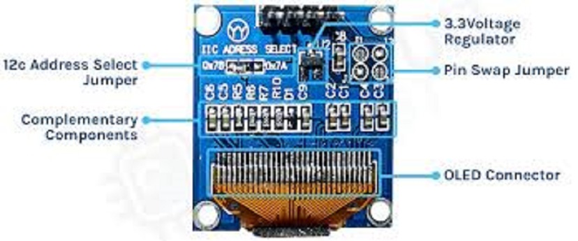 Arduino OLED lcd Module 0.96 Inch 128x64 I2C SSD 1306 LCD Screen. 