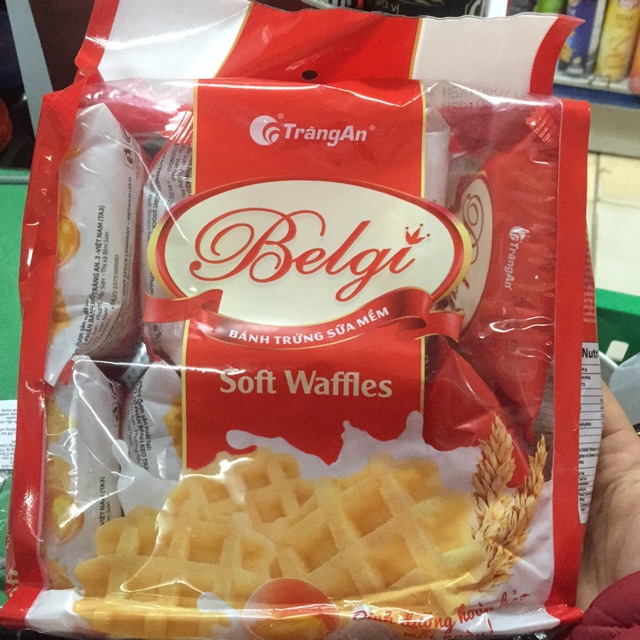 Bánh Belgi Trứng Sữa Mềm Túi 230g