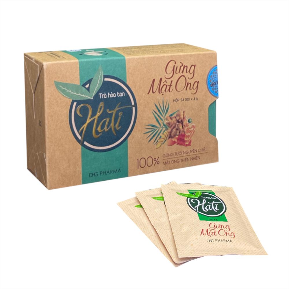 Trà gừng mật ong hati hộp 24 gói